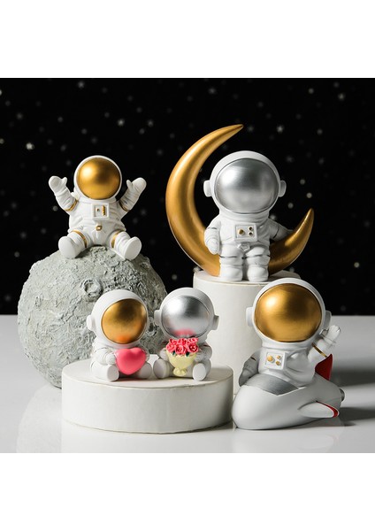 Çikolata Tarzı 6 Astronot Silikon Kalıp Fondan Çikolata Epoksi Şeker Hamuru Kalıp Pastacılık Cupcake Dekorasyon Mutfak Aksesuarları Aracı (Yurt Dışından) indirimleri