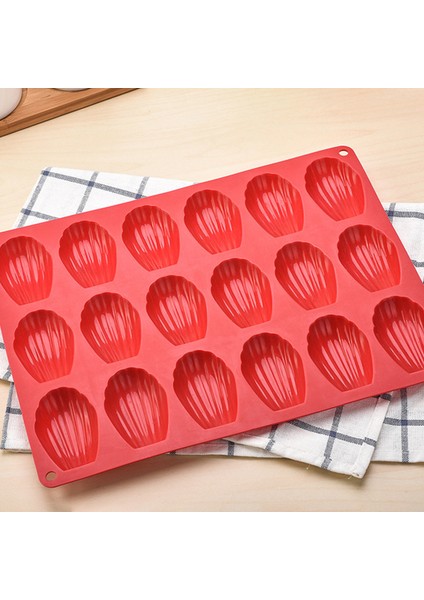Rastgele Renk Stili 18 Parça Madeleine Kabuk Kek Kalıbı Gıda Sınıfı Silikon Kurabiye Kalıbı Fırın Malzemeleri Non-Stick Kolay Çıkarılabilir Bpa Içermez (Yurt Dışından)