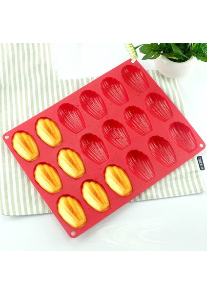 Rastgele Renk Stili 18 Parça Madeleine Kabuk Kek Kalıbı Gıda Sınıfı Silikon Kurabiye Kalıbı Fırın Malzemeleri Non-Stick Kolay Çıkarılabilir Bpa Içermez (Yurt Dışından) fiyatları