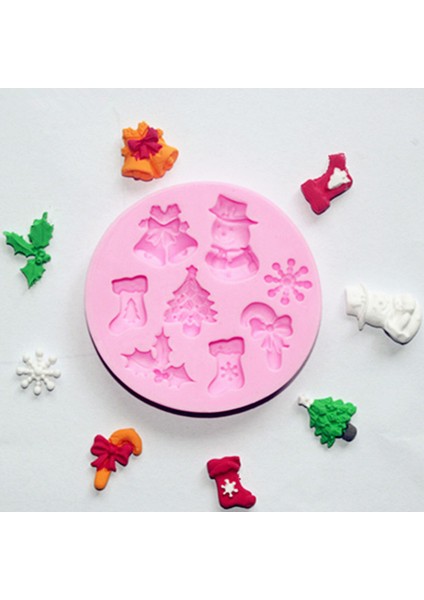 C Stili 3D Noel Kar Tanesi Silikon Fondan Kalıp Pasta Dekorasyon Sınır Pişirme Kalıbı (Yurt Dışından) fırsatları