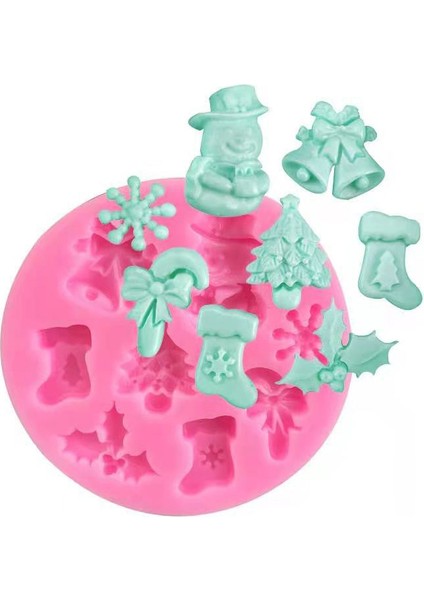 C Stili 3D Noel Kar Tanesi Silikon Fondan Kalıp Pasta Dekorasyon Sınır Pişirme Kalıbı (Yurt Dışından) indirimleri