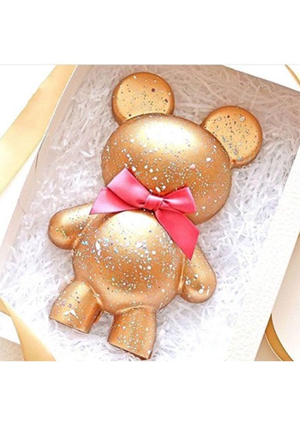 Stil Bir Stil Büyük Boy 3D Sevimli Bebek Ayı Silikon Mousse Kalıbı Yaratıcı Kırılabilir Çikolata Kalıbı Pasta Dekorasyon Araçları Fırın Aksesuarları (Yurt Dışından) fiyatları