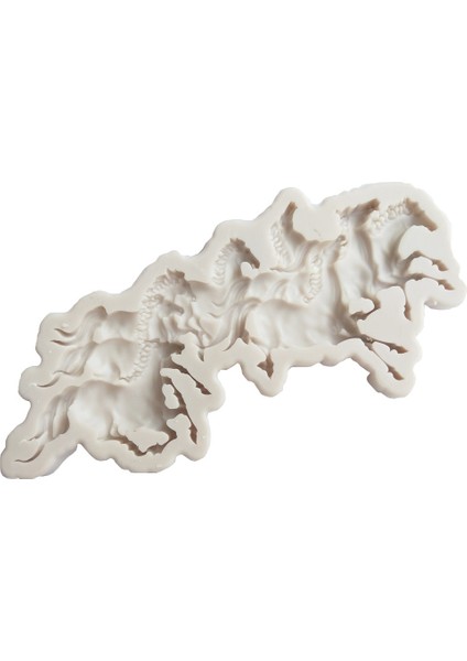 J136 Stili 3D Koşan At Şekilli Sıvı Silikon Kalıp Fondan Dıy Yumuşak Seramik Kil Araçları Pasta Süsleme Sabun Kil Kalıplar Bebek Doğum Günü (Yurt Dışından) fırsatları