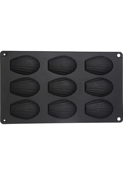 Siyah-9beike Tarzı 9 Adet Madeleine Silikon Kabuk Kek Kalıbı Pişirme Tavası Kalıp Kurabiye Çikolata Mutfak Aksesuarları Tatlılar (Yurt Dışından)