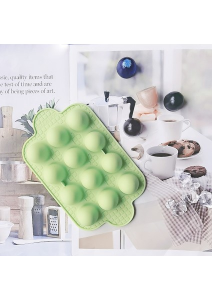 Kırmızı Stil Yeni 12 Kavite Silindir Silikon Kek Kalıbı Kurabiye 3D Kendin Yap El Yapımı Mutfak Yeniden Kullanılabilir Fırın Araçları Dekorasyon Mousse Yapım Kalıbı (Yurt Dışından) indirimleri