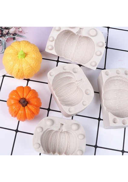 Gri L Tarzı Silikon Kalıp Çikolata Kek Süsleme Sonbahar Cadılar Bayramı 3D Stereoskopik Kabak Dondurma Bisküvi Cupcake Kalıbı Hamur Işleri (Yurt Dışından) fiyatları