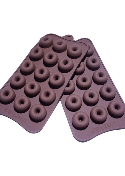 1 Adet Kahverengi Tarzı 15 Hücre Kahverengi Silikon Malzeme Küçük Donut Kalıpları Mutfak Fırın Araçları Pasta Süsleme Şekerleme Kalıpları (Yurt Dışından) fiyatları