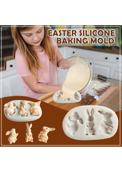 1 Adet Tarzı Silikon Kek Kalıbı Çikolata Pişirme Kalıbı Kek Dekorasyon Tavşan Bunny Kek Kalıbı Fırın Kalıbı Ev Mutfak Pişirme Araçları (Yurt Dışından) fiyatları