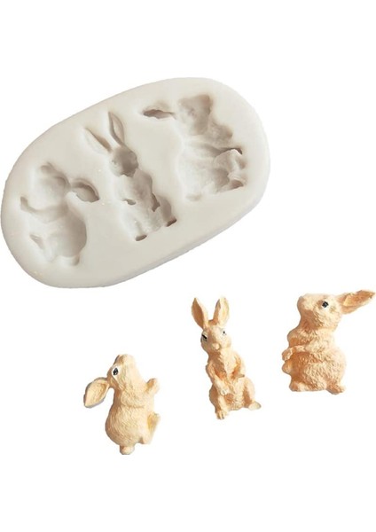 1 Adet Tarzı Silikon Kek Kalıbı Çikolata Pişirme Kalıbı Kek Dekorasyon Tavşan Bunny Kek Kalıbı Fırın Kalıbı Ev Mutfak Pişirme Araçları (Yurt Dışından) fırsatları