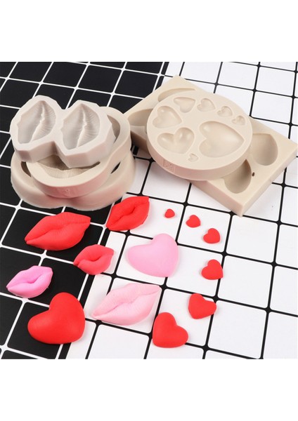 C Stili Dudak Kalp Şekilleri Gıda Sınıfı Silikon Kalıp Şeker Hamuru Kurabiye Cupcake Çikolata Pişirme Kalıbı Fondan Pasta Dekorasyon Araçları (Yurt Dışından) fiyatları