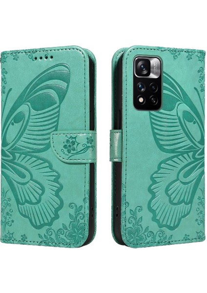 Xiaomi Redmi Not 11 Pro 4g Için Flip Case/5g Yüksek Kaliteli Deri Kabartmalı (Yurt Dışından)