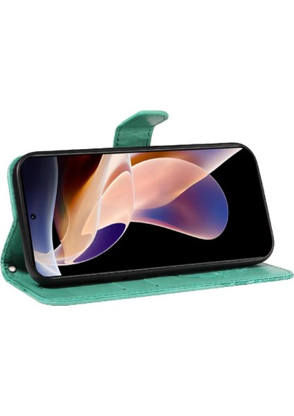 Xiaomi Redmi Not 11 Pro 4g Için Flip Case/5g Yüksek Kaliteli Deri Kabartmalı (Yurt Dışından)