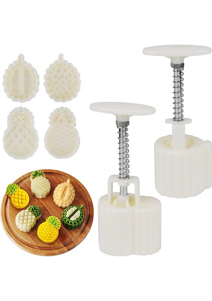50 gr Ananas Tarzı 3D Karikatür Meyve Şekilli Silikon Kalıp Durian Ananas Kedi Pati Kabuk Kendin Yap Sabun Çikolata Kek Dondurma Kalıbı Çin Hamuru (Yurt Dışından)