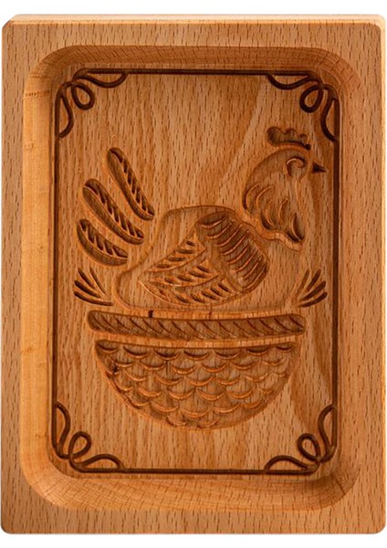 Bir Stil Ahşap Provence Kurabiye Kalıbı Pres 3D Kek Kabartma Pişirme Kalıbı Araçları Gül Çiçeği Zencefilli Bisküvi Kurabiye Damga Fırın (Yurt Dışından)