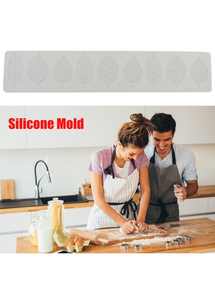 D Stili Silikon Yaprak Şekilli Fondan Kalıpları Çikolata Kalıbı Pastacılık Dekorasyon Pişirme Gumpastes Kalıpları Dekorasyon Şeker Dantel Perde Matı (Yurt Dışından) fırsatları