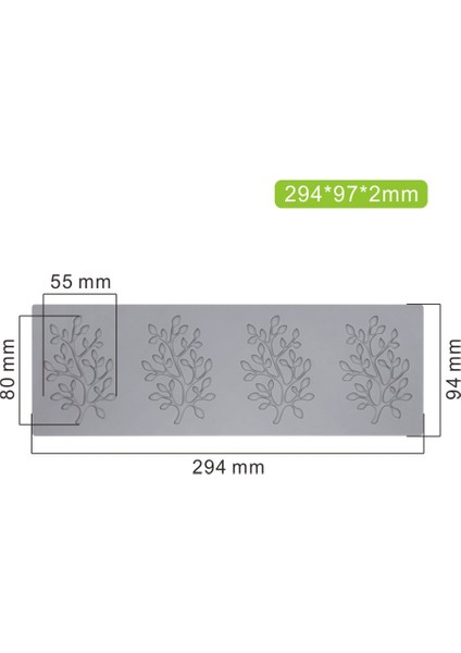 Bir Stil Yaprak Pasta Kalıbı Mercan Yaprakları Dekoratif Dantel Mat Şeker Hamuru Silikon Ped Fondan Kalıplar Dekorasyon Araçları Fırınlama Aksesuarları (Yurt Dışından)