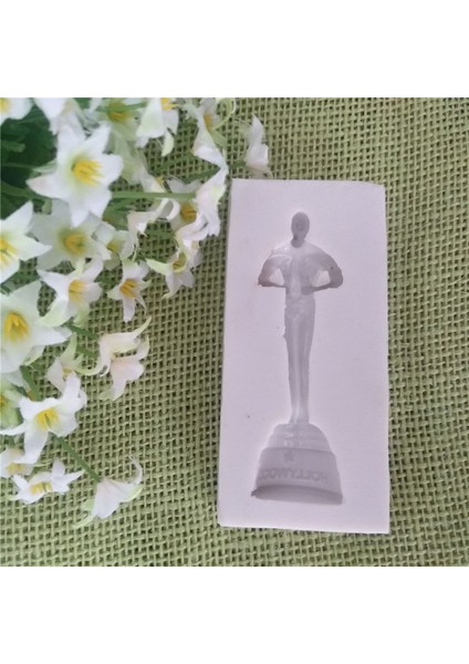 Stili Temizle Oscar Heykel Şekilli Silikon Fondan Çikolata Aroma Taşı Süs Eşyası Reçine Şeker Hamuru Kalıbı Pasta Cupcake Dekorasyon Için (Yurt Dışından) fırsatları