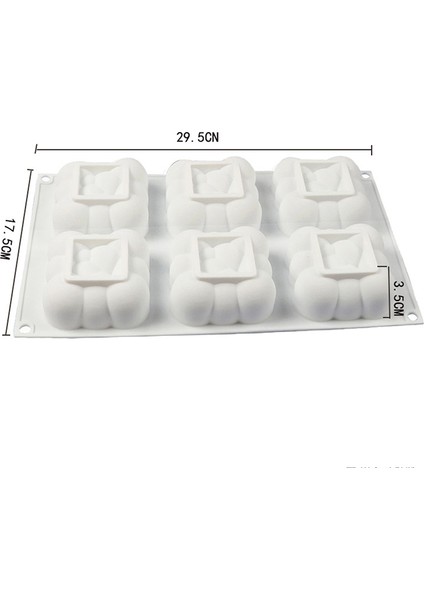 Ben Stil Yüksek Ses Şekilli Silikon Kalıp Tatlı Mousse Fırın Formu Kalıplar Çikolata Kek Mum Kalıbı (Yurt Dışından)
