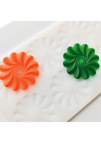 Beyaz Stil Silikon Çikolata Kalıpları Vortex Şekilli Yapışmaz Dondurma Kalıpları Pastalar Için Kalıp Mutfak Pişirme Araçları Dekorasyon (Yurt Dışından) indirimleri