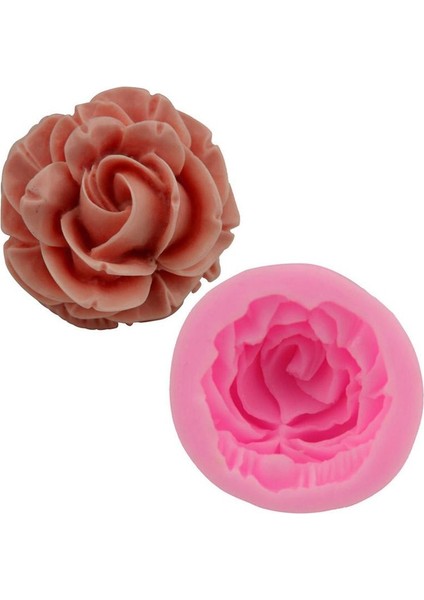 Gül Silikon Kek Kalıbı 3D Çiçek Fondan Kalıbı Cupcake Jöle Şeker Çikolata Süsleme Pişirme Aracı Kalıplar (Yurt Dışından) modelleri