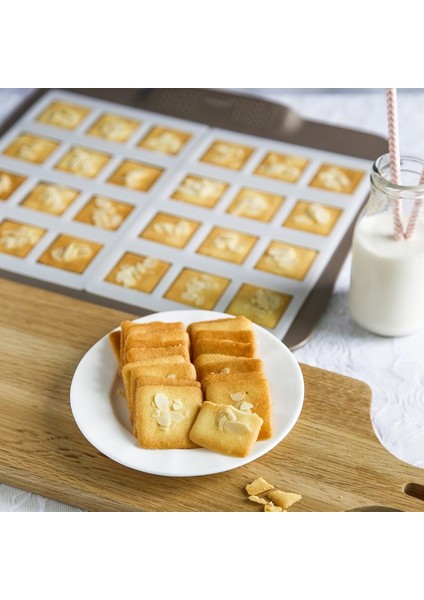 Kare Tarzı Çıtır Bisküvi Kalıbı Yuvarlak Kare Kalp Şekilli Kurabiye Bisküvi Kalıbı Badem Çikolata Kalıbı Fırın Aracı Kek Dekorasyon Araçları (Yurt Dışından) modelleri