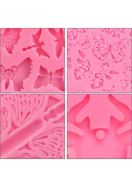 D Stili Kelebekler Silikon Kalıp Fondan Çikolata Epoksi Reçine Şeker Hamuru Kek Süsleme Mutfak Aracı (Yurt Dışından) indirimleri