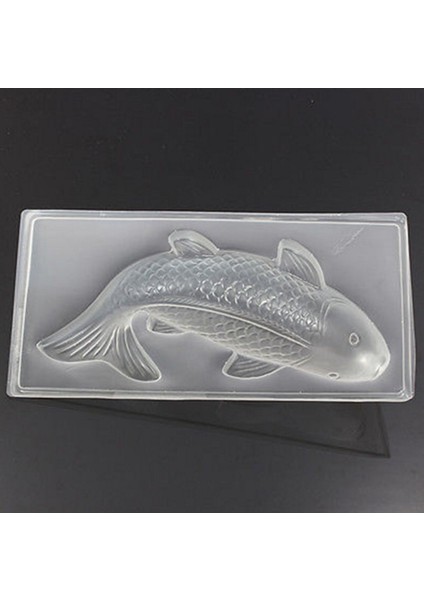 Büyük Koi Balığı Stili 3D Plastik Balık Kek Çikolata Kalıbı Jöle El Yapımı Şeker Hamuru Kalıbı Dıy Sıcak Pişirme Araçları El Yapımı Sabun Kalıbı Balık Çatal Kuyruk (Yurt Dışından)