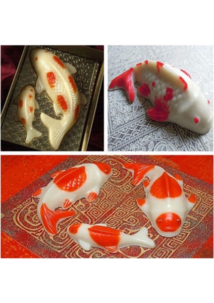 Büyük Koi Balığı Stili 3D Plastik Balık Kek Çikolata Kalıbı Jöle El Yapımı Şeker Hamuru Kalıbı Dıy Sıcak Pişirme Araçları El Yapımı Sabun Kalıbı Balık Çatal Kuyruk (Yurt Dışından) modelleri