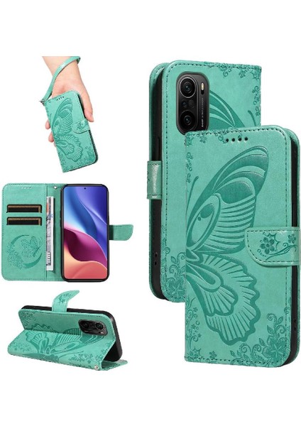 Xiaomi Redmi Için Flip Case K40/K40 Pro Kredi Kartı Yuvası ile Yüksek Kalite (Yurt Dışından) modelleri