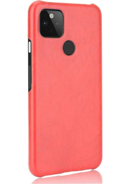 Google Piksel 4A 5g Lychee Desen Anti Scratch Koruyucu Için Retro Kılıf (Yurt Dışından) fiyatları