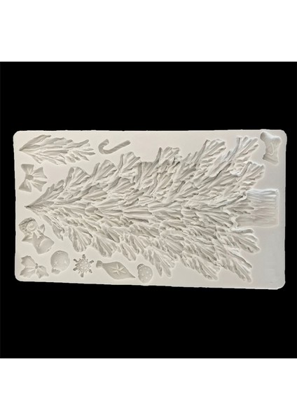 No.1 Tarzı Ev Yapımı Pasta Dekorasyonu Noel Ağacı Silikon Kalıp Puding Tatlı Çikolata Kalıbı Hediye Noel Ağacı Silikon Kalıbı (Yurt Dışından)