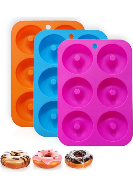 Pembe Tarzı Silikon Kalıp Hamur Donut Kalıp Pişirme Kağıdı Şeker Donut Yapıcı Kalıp Tepsi Pasta Süsleme Aracı Mutfak Malzemeleri (Yurt Dışından) indirimleri