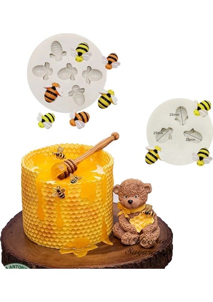 Stili Temizle Arı Bal Petek Reçine Fondan Silikon Kalıp - Dıy Pastane Cupcake Kek Tatlı Alçı Dantel Süsleme Fırın Aracı Mutfak Eşyası (Yurt Dışından) modelleri