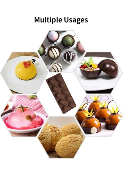 No.1 Tarzı 10 Delikli Kendin Yap Kavite Yarı Küre Daire Silikon Çikolata Kalıbı Silikon Küre Kek Kalıbı Kakao Bombası Dekoratif Kek Kalıbı Aracı (Yurt Dışından) fiyatları