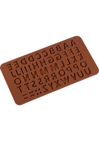 Stil 1 Stil Kek Süsleme Araçları Silikon Çikolata Kalıbı Harf ve Rakam Fondan Kalıplar Kurabiye Fırın Araçları Kaşık Kalıpları 3D Yapım Kiti (Yurt Dışından)