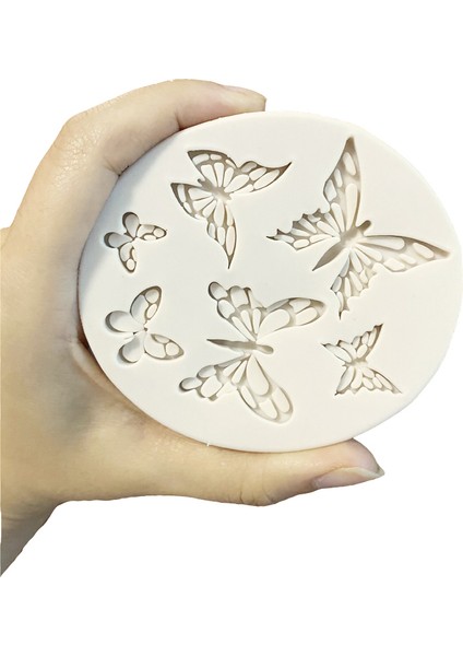 Stili Temizle Oval Şekilli Kelebek Desenli Fondan Pasta Kalıbı Çikolata Şekerleme Kendin Yap Kalıplar Pasta Süsleme Araçları Mutfak Aksesuarları (Yurt Dışından) indirimleri