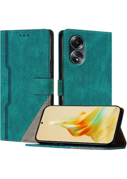 YH Market Oppo Case 4g Kart Yuvaları Için Kılıf Kapak Handy Standı Pu Deri Manyetik (Yurt Dışından)