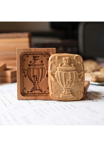 D Stili Ahşap Kurabiye Kalıp Kesici Yılbaşı Zencefil Kurabiye Kalıpları Kendin Yap Kek Kabartma Kalıbı Gül Çiçeği Kesici Fırın Aracı (Yurt Dışından) fiyatları