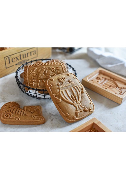 D Stili Ahşap Kurabiye Kalıp Kesici Yılbaşı Zencefil Kurabiye Kalıpları Kendin Yap Kek Kabartma Kalıbı Gül Çiçeği Kesici Fırın Aracı (Yurt Dışından) modelleri