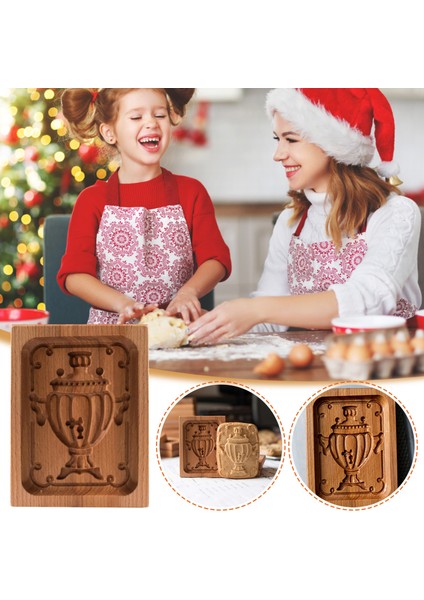 D Stili Ahşap Kurabiye Kalıp Kesici Yılbaşı Zencefil Kurabiye Kalıpları Kendin Yap Kek Kabartma Kalıbı Gül Çiçeği Kesici Fırın Aracı (Yurt Dışından) indirimleri