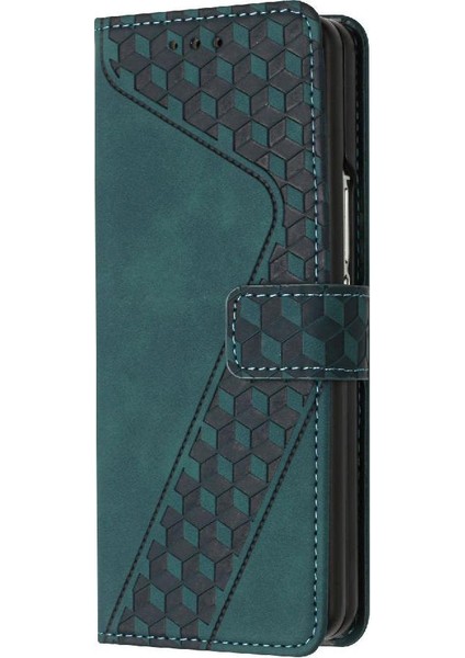 Samsung Galaxy Z Için Telefon Kılıfı Fold 6 Kickstand Manyetik Kart Yuvaları Kapak (Yurt Dışından)