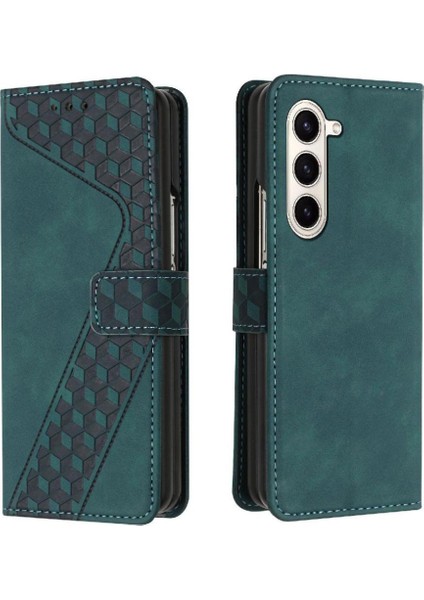 Samsung Galaxy Z Için Telefon Kılıfı Fold 6 Kickstand Manyetik Kart Yuvaları Kapak (Yurt Dışından)