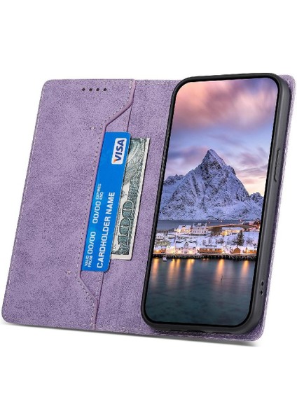 IPhone 12 Için Flip Case Pro Max Kart Yuvası Darbeye Tpu Iş Rahat (Yurt Dışından)