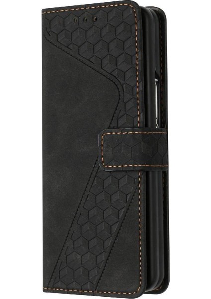 Samsung Galaxy Z Için Telefon Kılıfı Fold 6 Kickstand Manyetik Kart Yuvaları Kapak (Yurt Dışından)