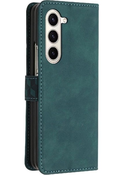 Samsung Galaxy Z Için Telefon Kılıfı Fold 6 Kickstand Manyetik Kart Yuvaları Kapak (Yurt Dışından)