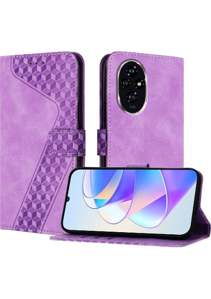 Onur 200 Cüzdan Manyetik Kickstand Kart Yuvaları Için Telefon Kılıfı Kapak Çevirin (Yurt Dışından)