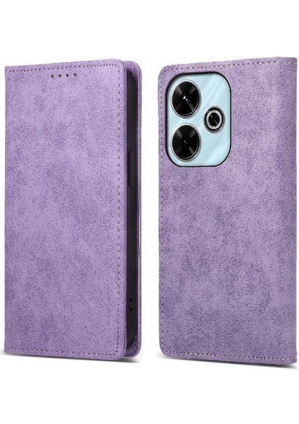 Xiaomi Poco M6 Pro Tpu Kart Yuvası Için Flip Case Darbeye Iş Rahat (Yurt Dışından)