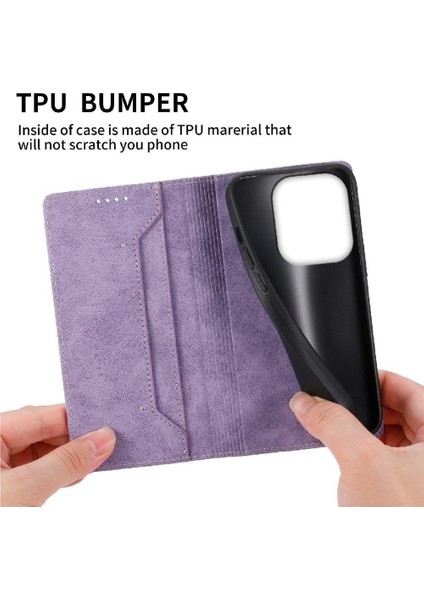 Xiaomi Poco M6 Pro Tpu Kart Yuvası Için Flip Case Darbeye Iş Rahat (Yurt Dışından) fiyatları