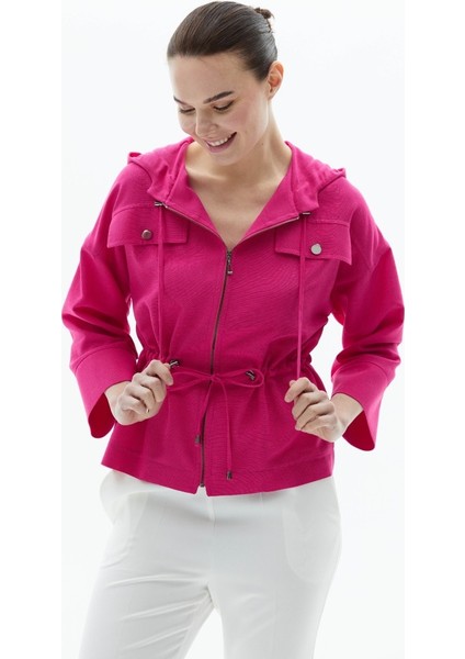 Düşük Kol Kapak Cepli Beli Büzgülü Ceket modelleri