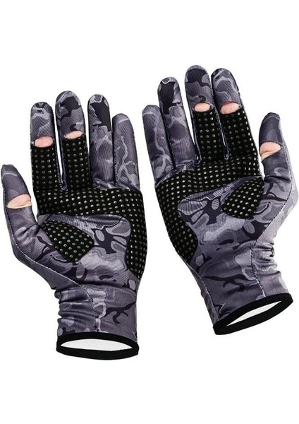 Pro Angler Winter Gloves Black Camo (L/xl)